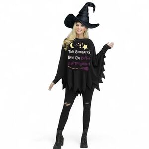 NWT Fun World Costume Women’s Witch‎ Poncho Halloween Cosplay